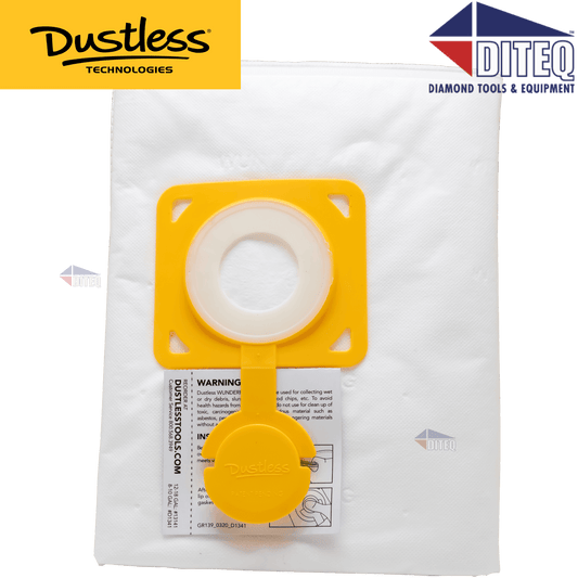 Dustless Wunderbag Micro Pre-Filter Bags, 2-Pk, Wet/Dry - Diamond Blade Supply