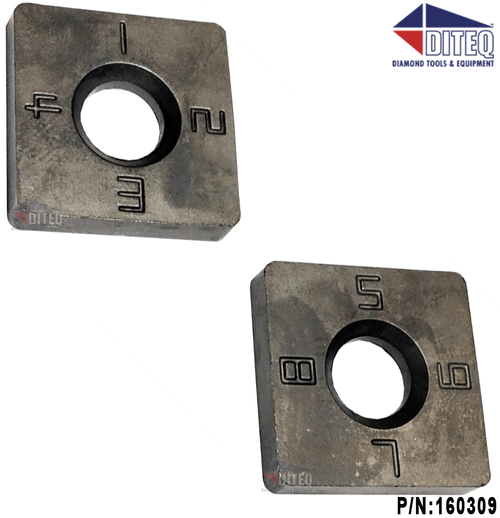 Carbide Scraping Mounting Blocks and Chips: Redi Lock® Style - Diamond Blade Supply