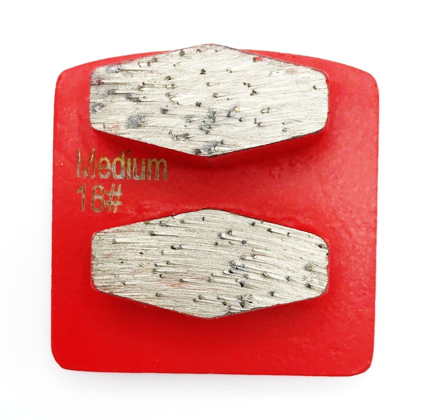 18-Grit Medium Bond TEQ/Redi-Lok Double Casket Segment - Diamond Blade Supply