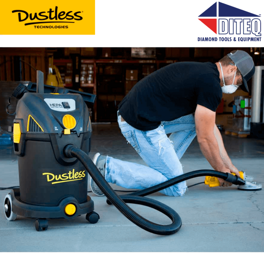 Dustless 8 Gal HEPA Wet+Dry Vacuum - Diamond Blade Supply