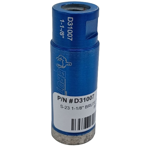 BRUTE S-23 Thinwall Core Bits, Wet Only