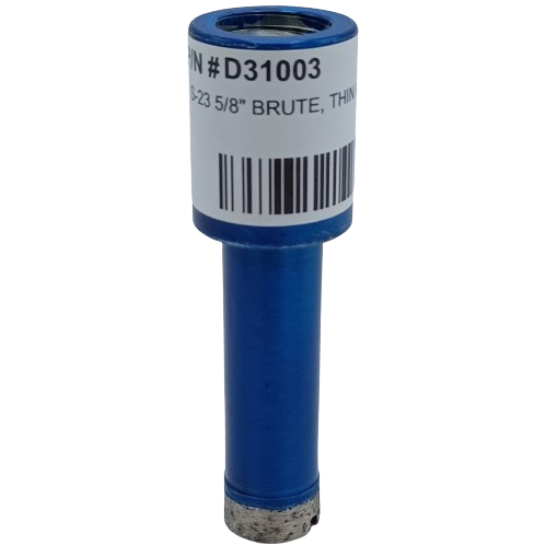 BRUTE S-23 Thinwall Core Bits, Wet Only