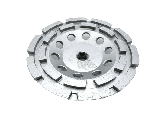 4-1/2" X 7/8-5/8 NON-THREADED DOUBLE ROW CUP STANDARD CUP - Diamond Blade Supply