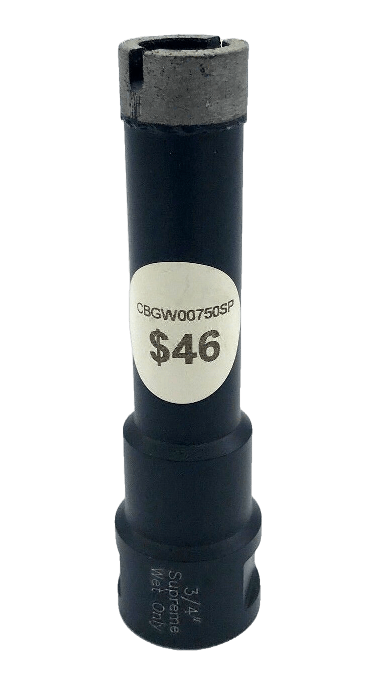 3/4" WET STONE CORE BIT SUPREME - Diamond Blade Supply