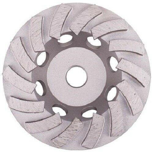 5" X 7/8 X 5/8 14 SEG DOUBLE TURBO DIAMOND CUP WHEEL - Diamond Blade Supply