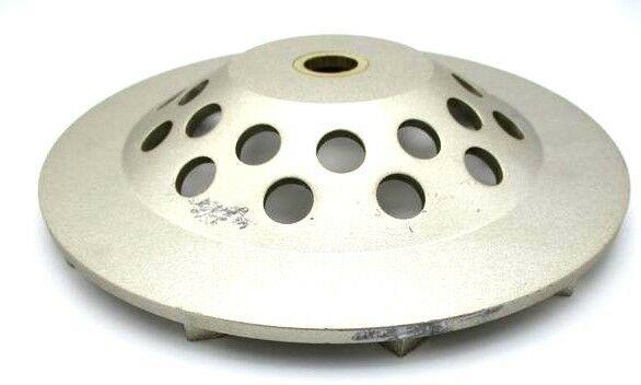 5" X 5/8-11 SINGLE TURBO THREADED DIAMOND CUP WHEEL - Diamond Blade Supply