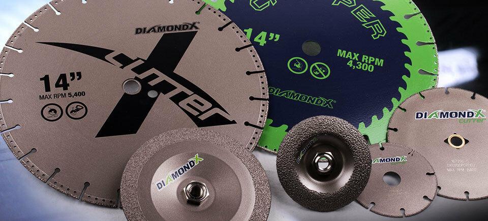 3" Diamond X Metal Cutting Blade Cut-Off Wheel - Type 1 for Angle Grinders - Diamond Blade Supply