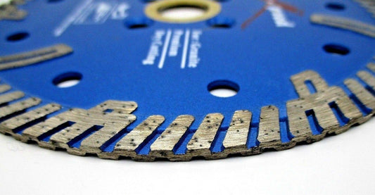 Xpeed Granite/Stone 5" Inch Turbo Diamond Blade w/Flush Cut & Side Protection - Diamond Blade Supply