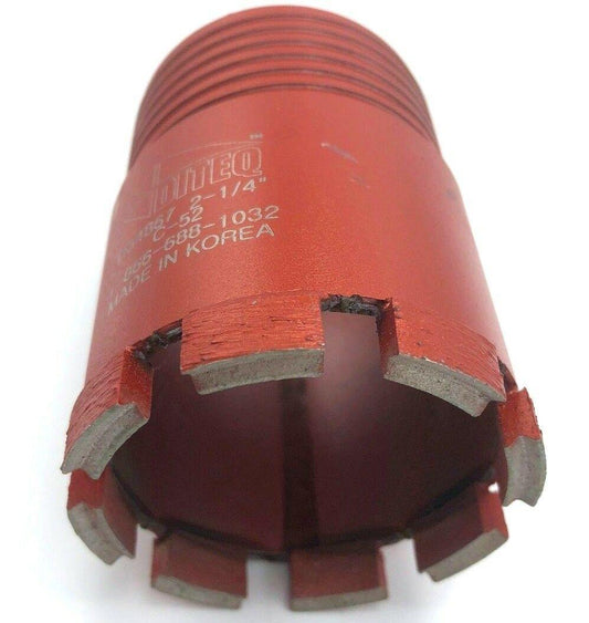 2-1/4" THREADED DIAMOND CORE BIT CROWN - Diamond Blade Supply