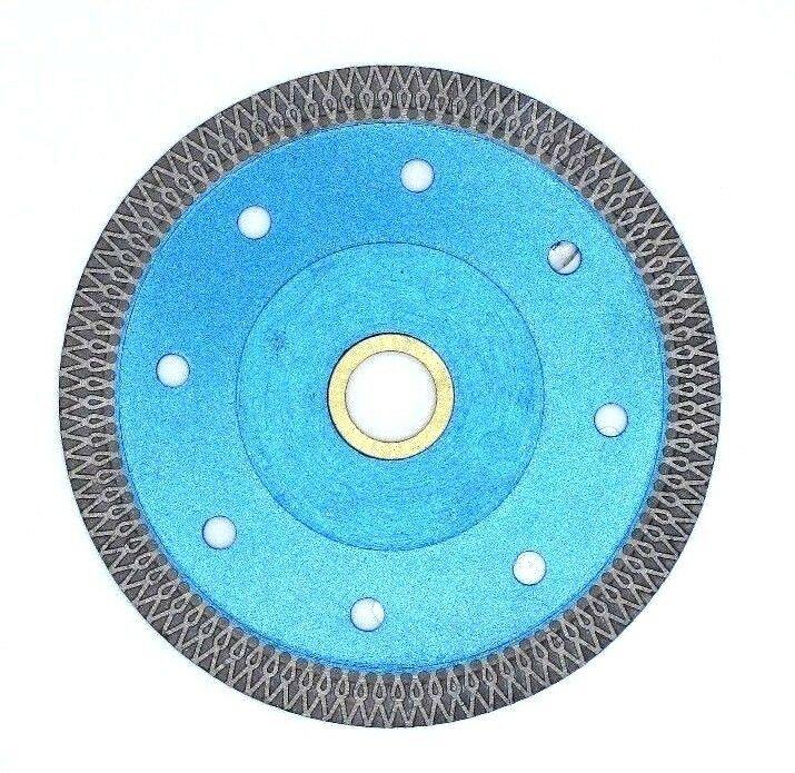 4" THIN TURBO BLADE W/REINFORCED CORE FOR PORCELAIN, DEKTON, GRANITE, STONE - Diamond Blade Supply