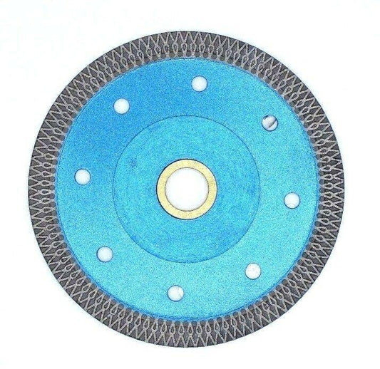 4" THIN TURBO BLADE W/REINFORCED CORE FOR PORCELAIN, DEKTON, GRANITE, STONE - Diamond Blade Supply