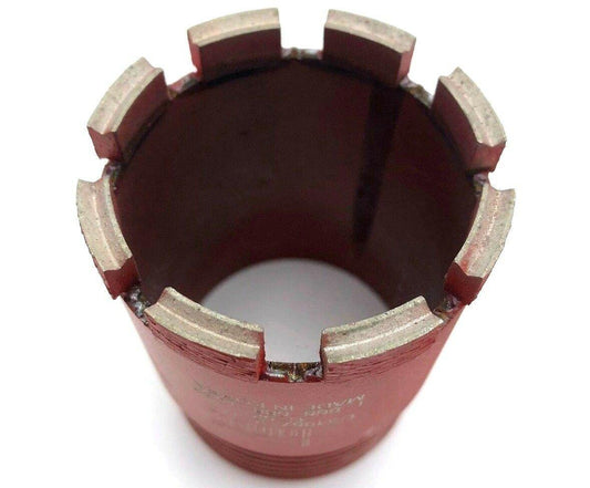 2-1/4" THREADED DIAMOND CORE BIT CROWN - Diamond Blade Supply