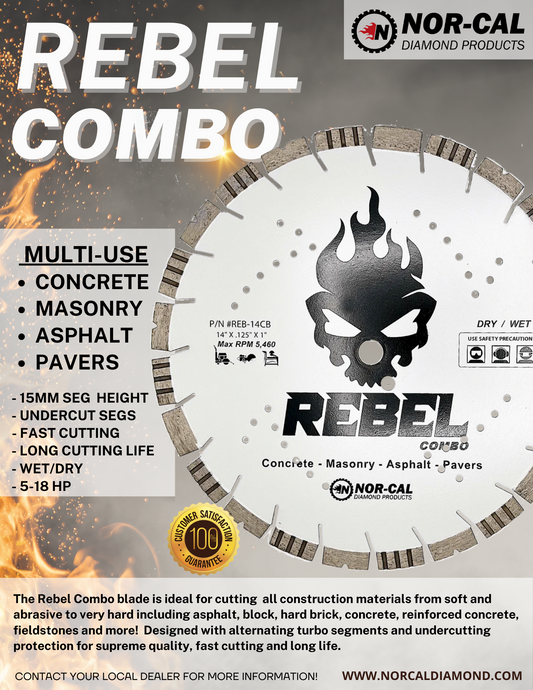 14" Rebel Combo Concrete/Asphalt Diamond Blade