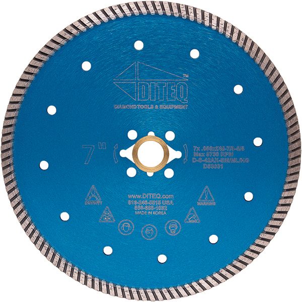 Diteq S-42 Narrow Turbo Flush Cut Blades