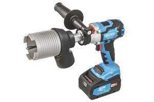DRY CORING 18v Handheld Core Drill Baier ABDB 82 - Diamond Blade Supply
