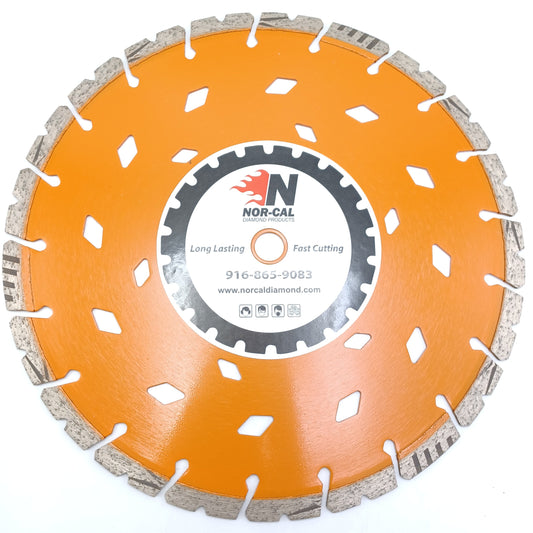 14" X .125" X 1"-20mm Turbo Premium Combo Blade with Pin Hole