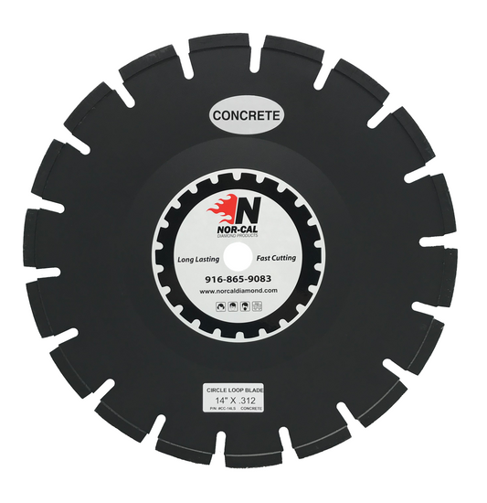 14" x .312" (5/16") Concrete Loop Blade (Circle Type Loops) - Diamond Blade Supply