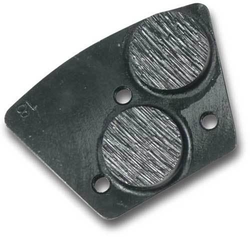 Double-Round Segment 3-Hole Trapezoids - Diamond Blade Supply