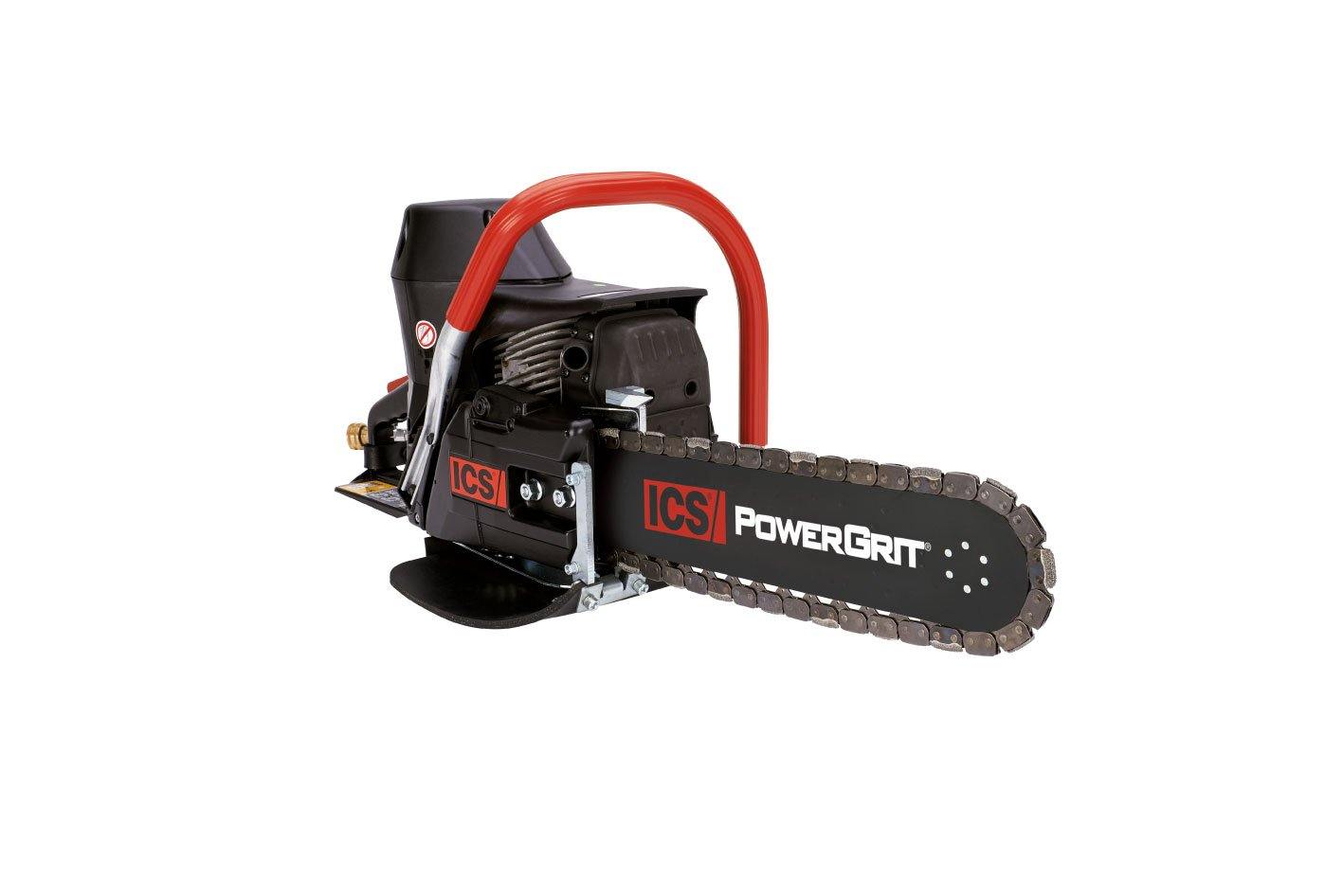ICS 680ES-10 PG Gas Power Cutter Pkg, with 10 in/25 cm Guidebar & PowerGrit Chain #580423 - Diamond Blade Supply