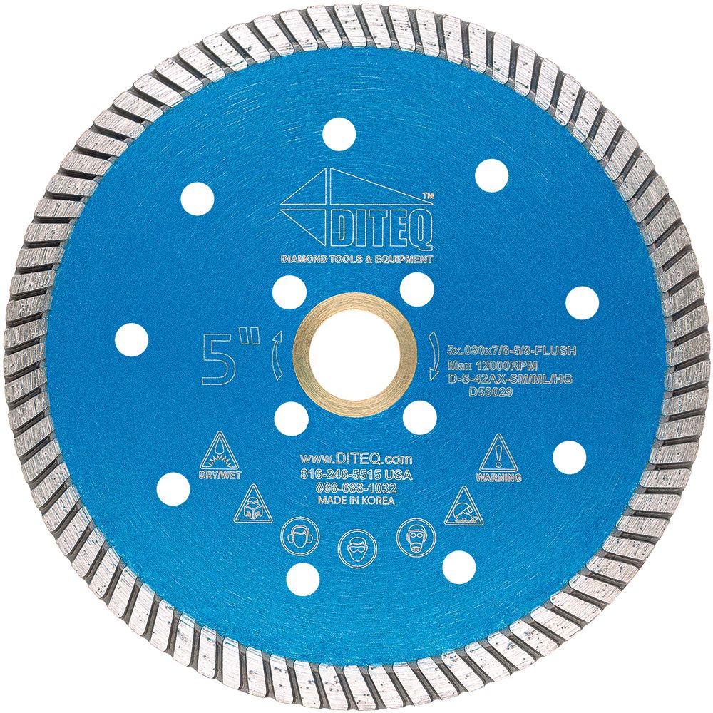 Diteq S-42 Narrow Turbo Flush Cut Blades