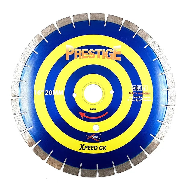 Prestige Silent Bridge Saw Blade-Granite and Quartz (14"~18") - Diamond Blade Supply