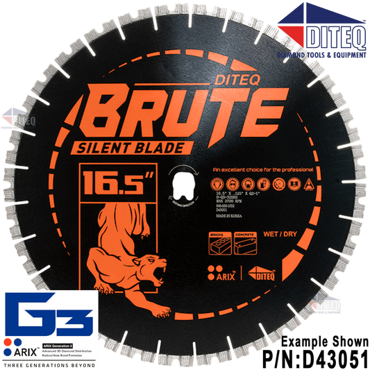 BRUTE 16-1/2" Masonry Blades For IQMS362 - Diamond Blade Supply