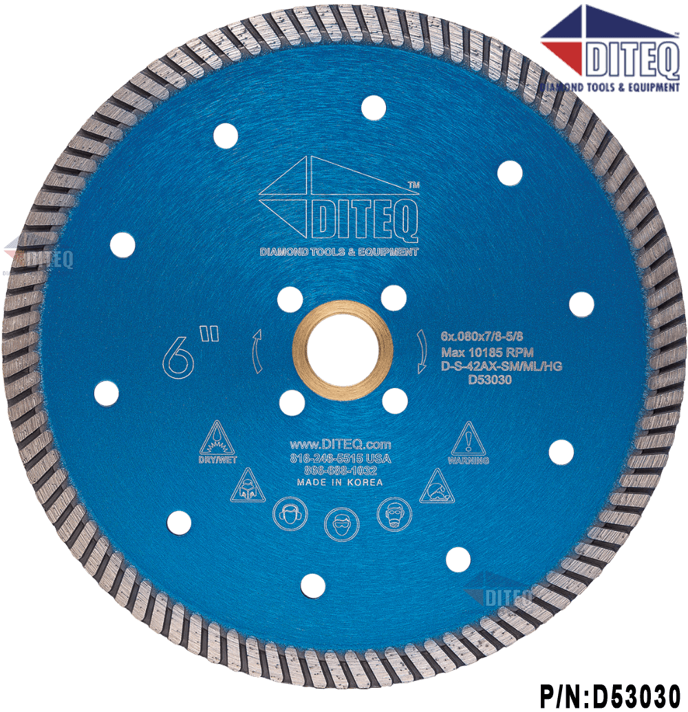 Diteq S-42 Narrow Turbo Flush Cut Blades - Diamond Blade Supply