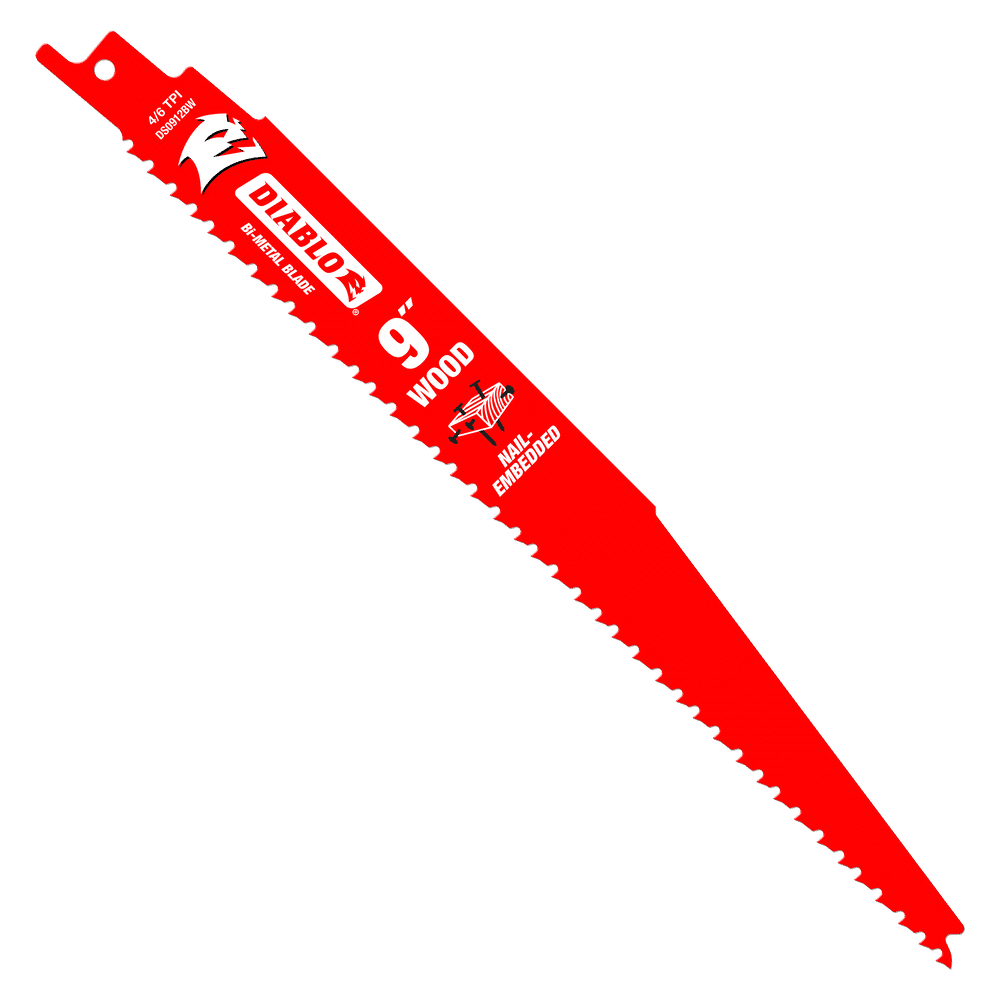 9 in. Bi-Metal Recip Blade for Nail Embedded Wood (5-Pack)