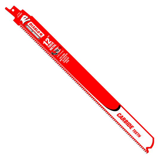 12 in. Steel Demon Carbide Recip Blades for Thick Metal (3/16 in. - 9/16 in.) Cutting (3-Pack)