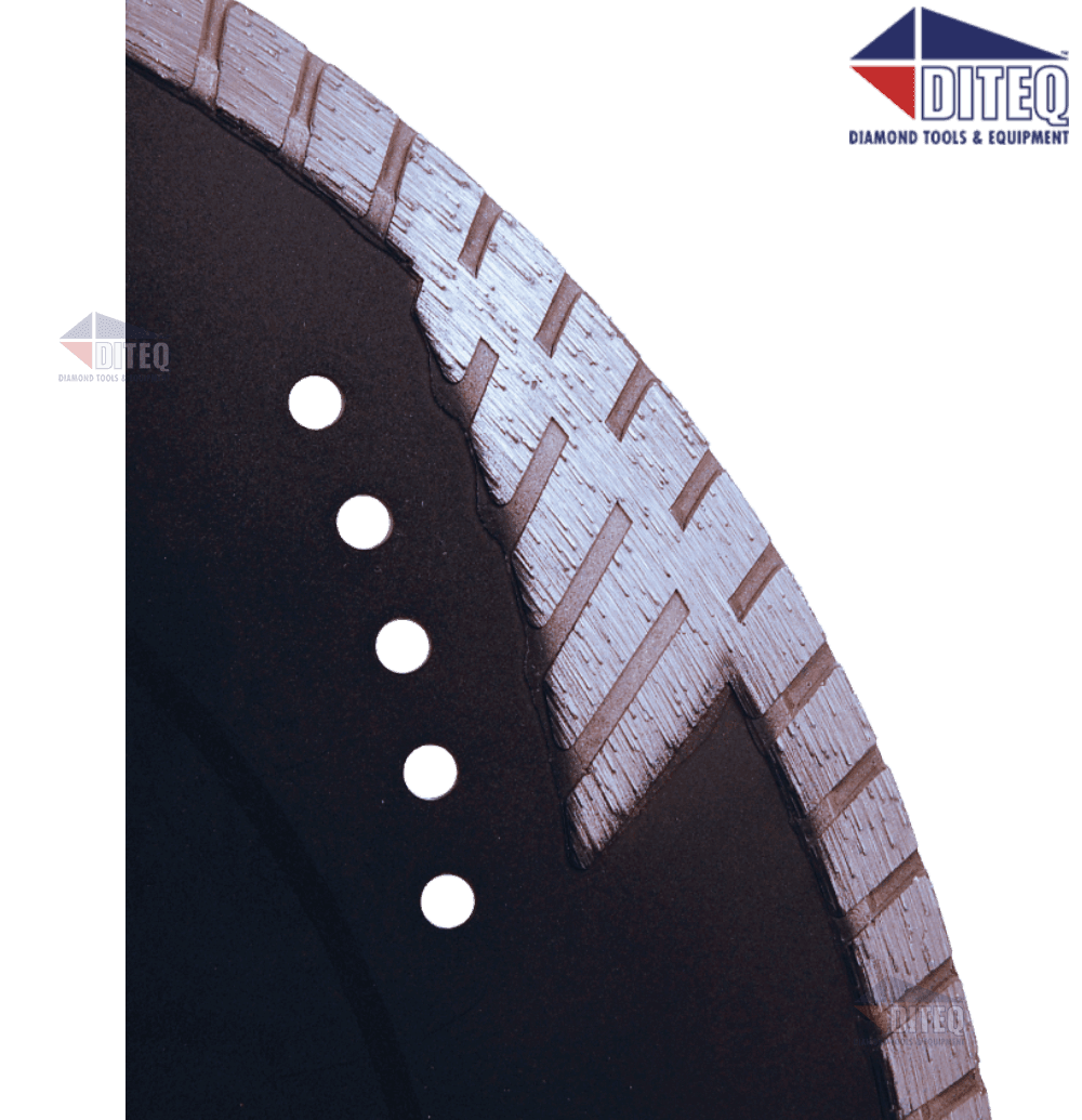 B22 FIREHAWK III Diteq Granite/Stone/Hard Masonry Diamond Blade - Diamond Blade Supply