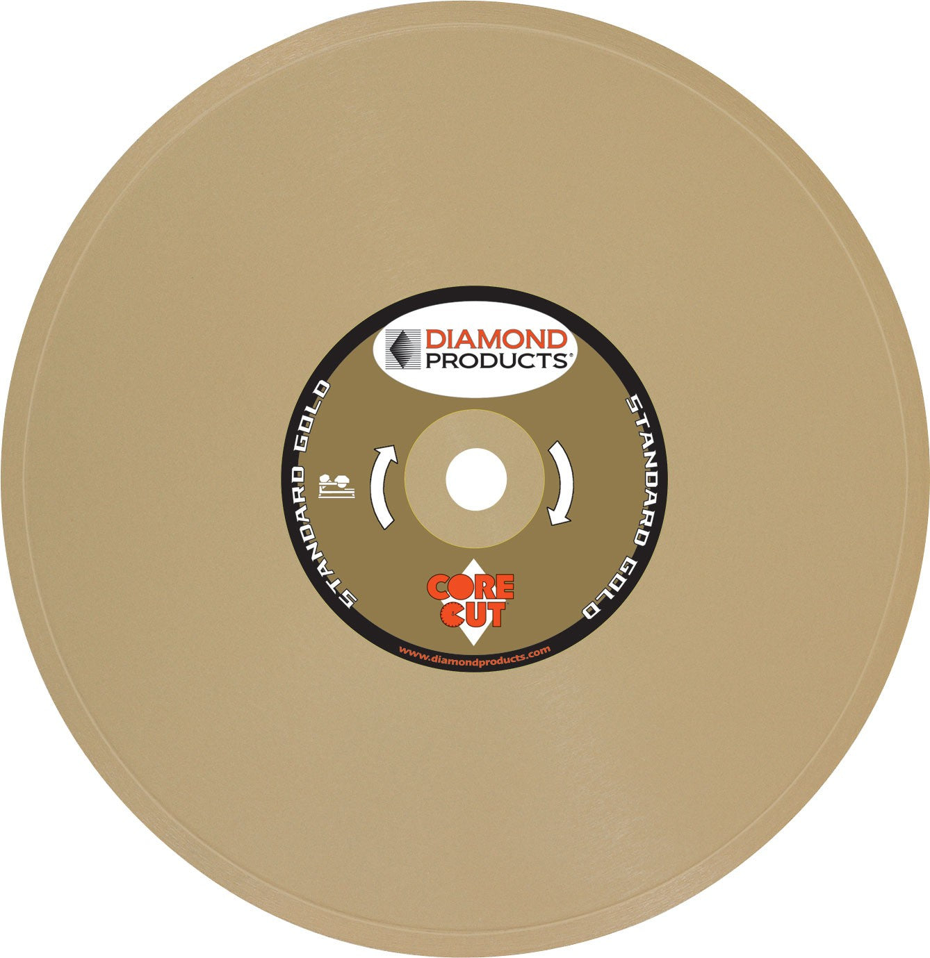 Standard-Gold-Continuous-Rim-Tile-Diamond-Blades