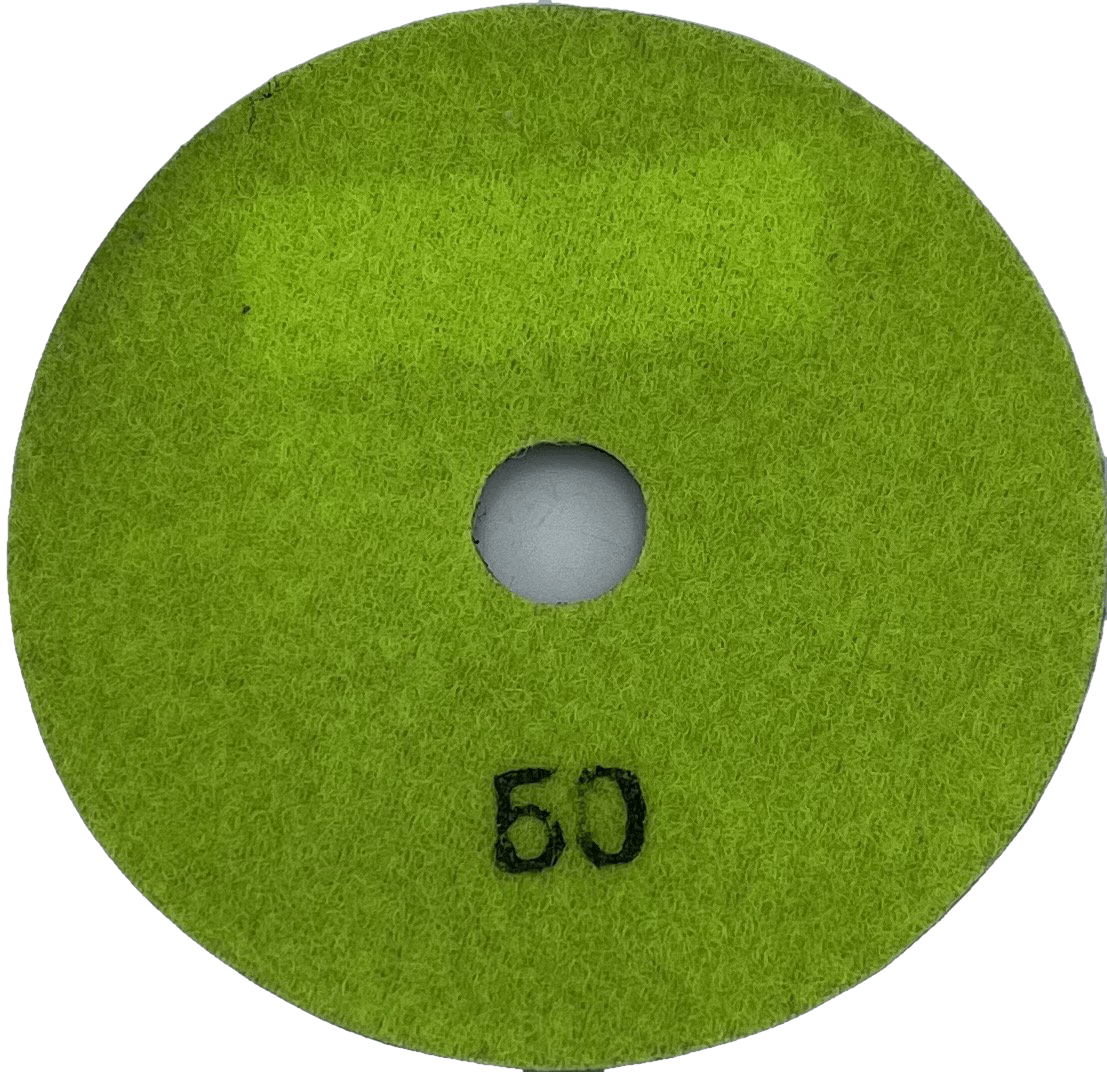Wet 4" Polishing Pads (50-3000g) - Diamond Blade Supply