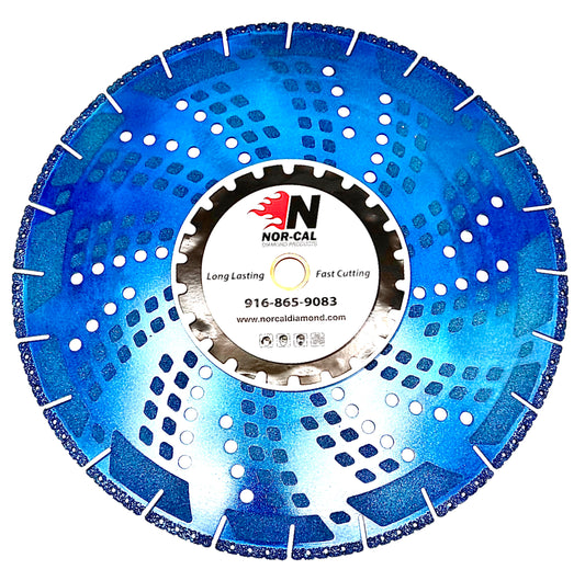 14" X .135" Rescue/Ductile Iron Pipe/PVC/Cast Iron/Rebar Blade - Diamond Blade Supply