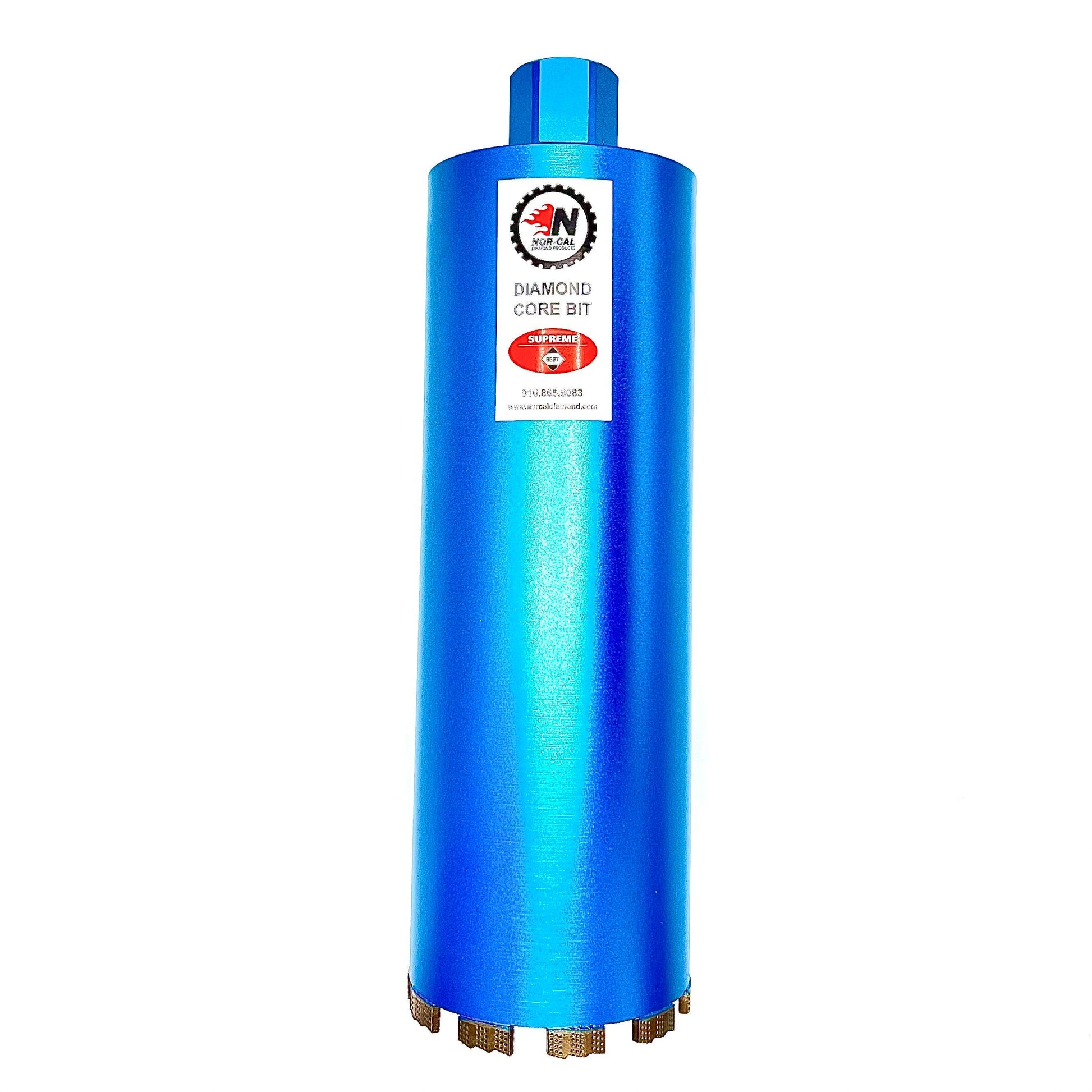Supreme Blue Ripper-Seg™ Core Drill Bit - 5/8" to 14" Diameter - Diamond Blade Supply