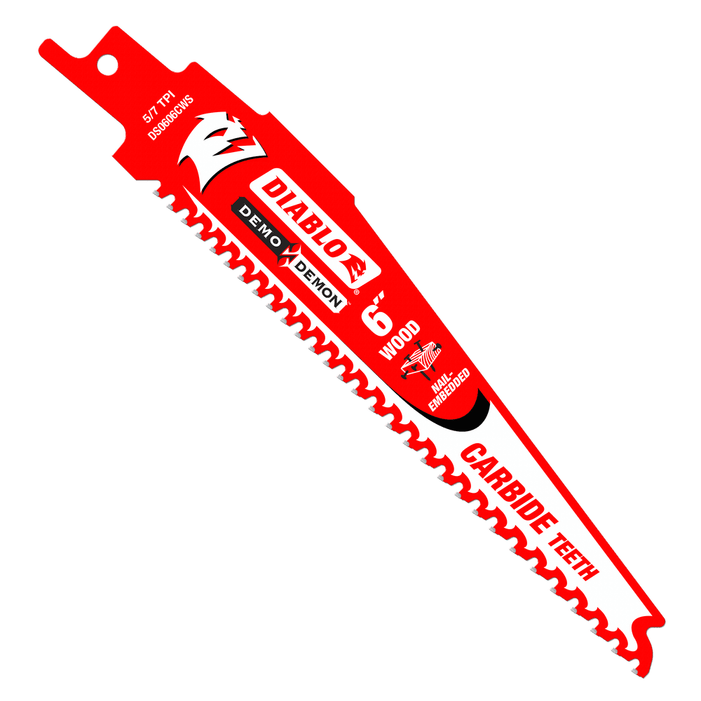 6 in. Demo Demon Carbide Recip Blade for Nail-Embedded Wood (3-Pack)
