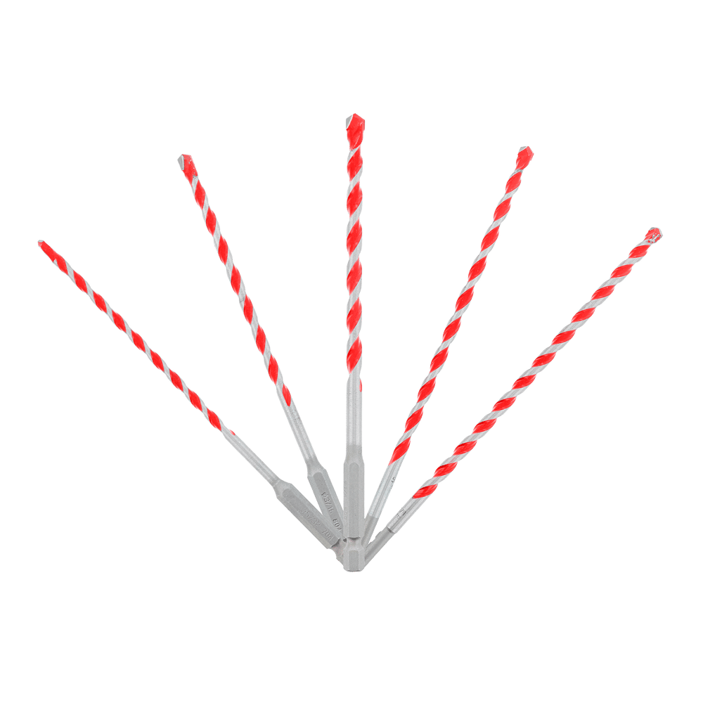 5 pc SPEEDemon Red Granite Carbide Tipped Hammer Drill Bit Set (5-Piece)