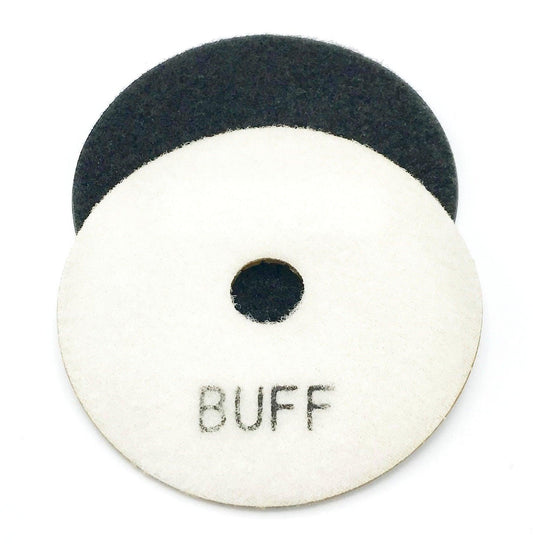 Wet 4" Polishing Pads (Buff) - Diamond Blade Supply