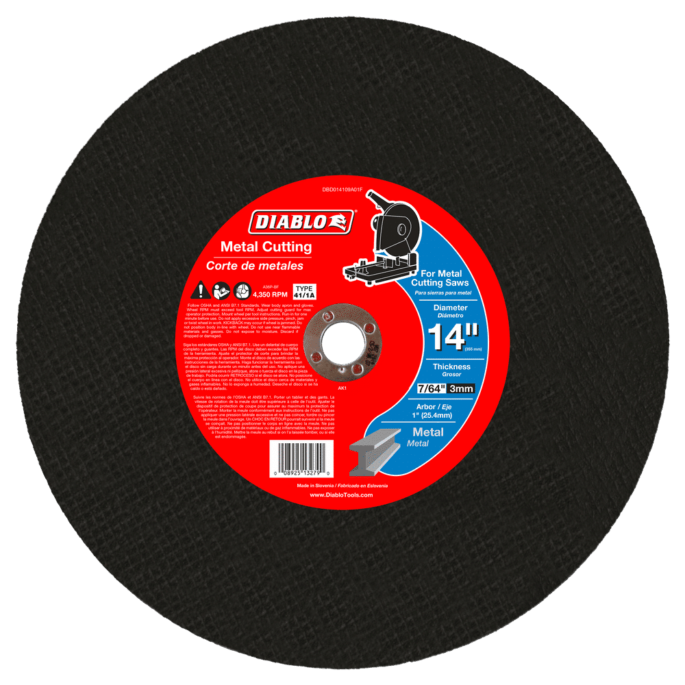 14 in. Metal Chop Saw Disc