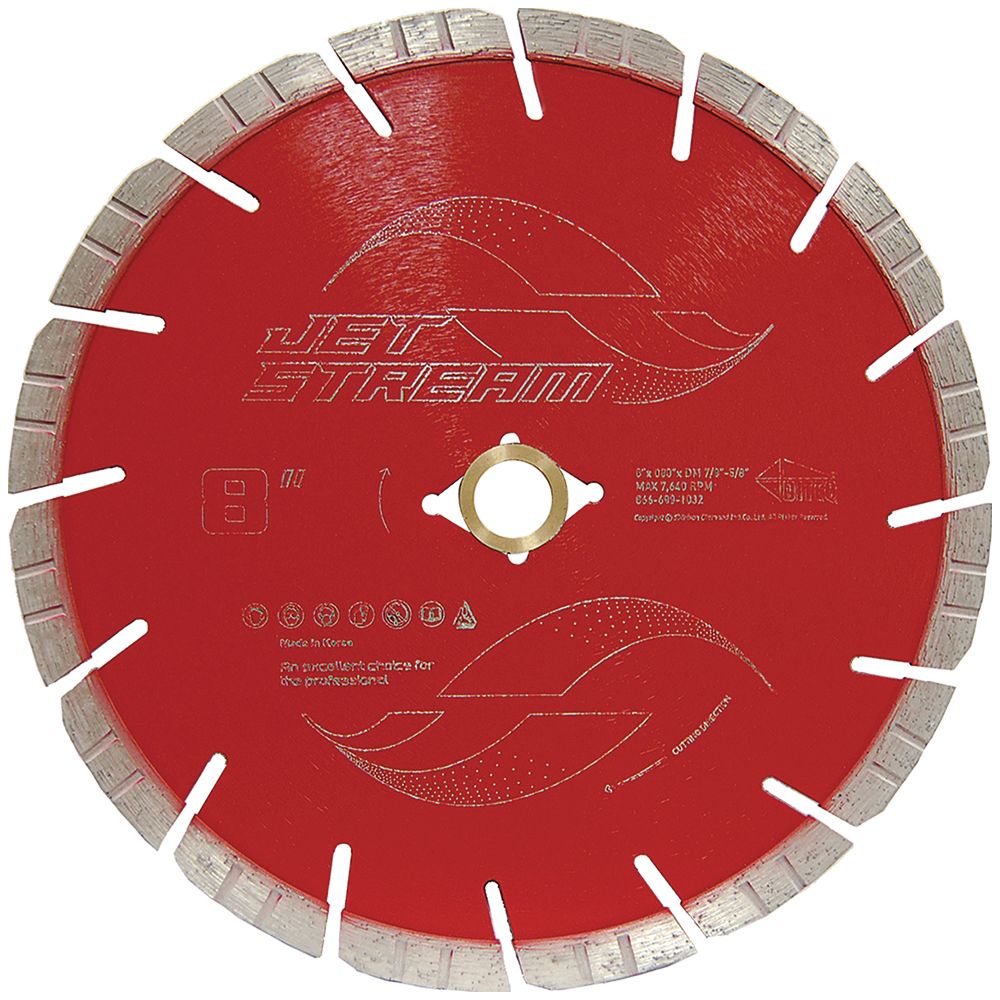 Diteq Js-S Jet Stream 4" - 14" Diamond Blades Concrete/Masonry