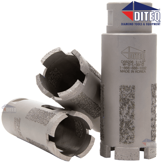 Diteq S-33 Tile & Stone Core Bits With Side Protectors - Diamond Blade Supply