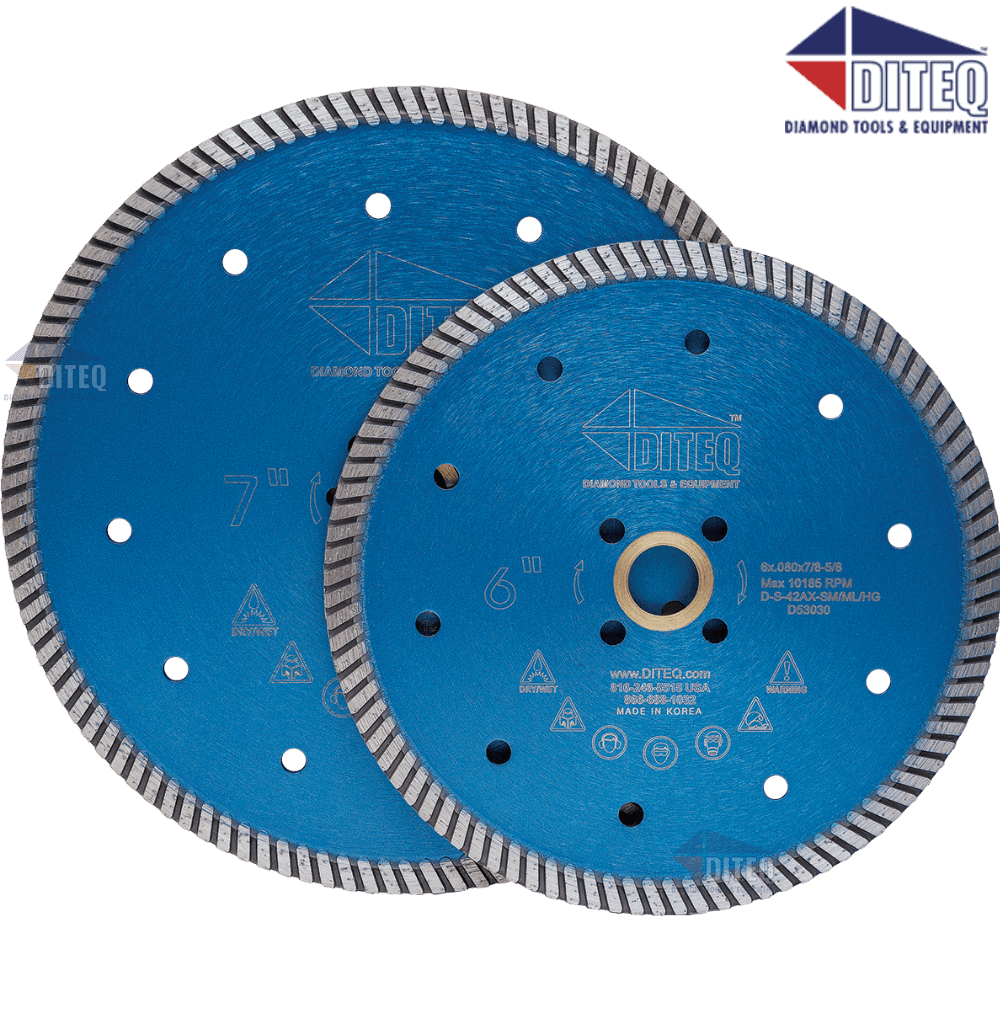 Diteq S-42 Narrow Turbo Flush Cut Blades - Diamond Blade Supply