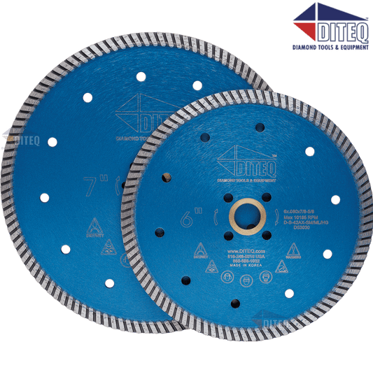 Diteq S-42 Narrow Turbo Flush Cut Blades - Diamond Blade Supply