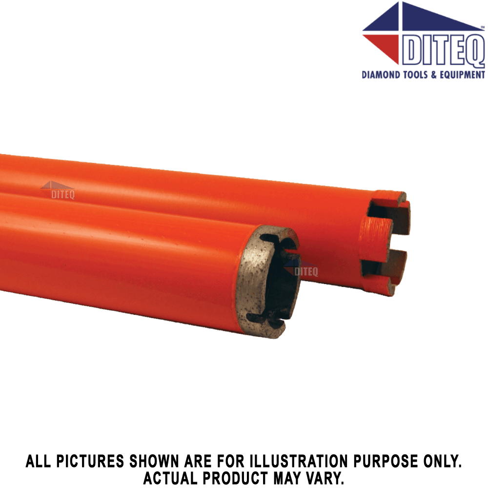 DITEQ 5/8" CORE BIT C-51 Crown-Wet Only Use 5/8-11 - Diamond Blade Supply