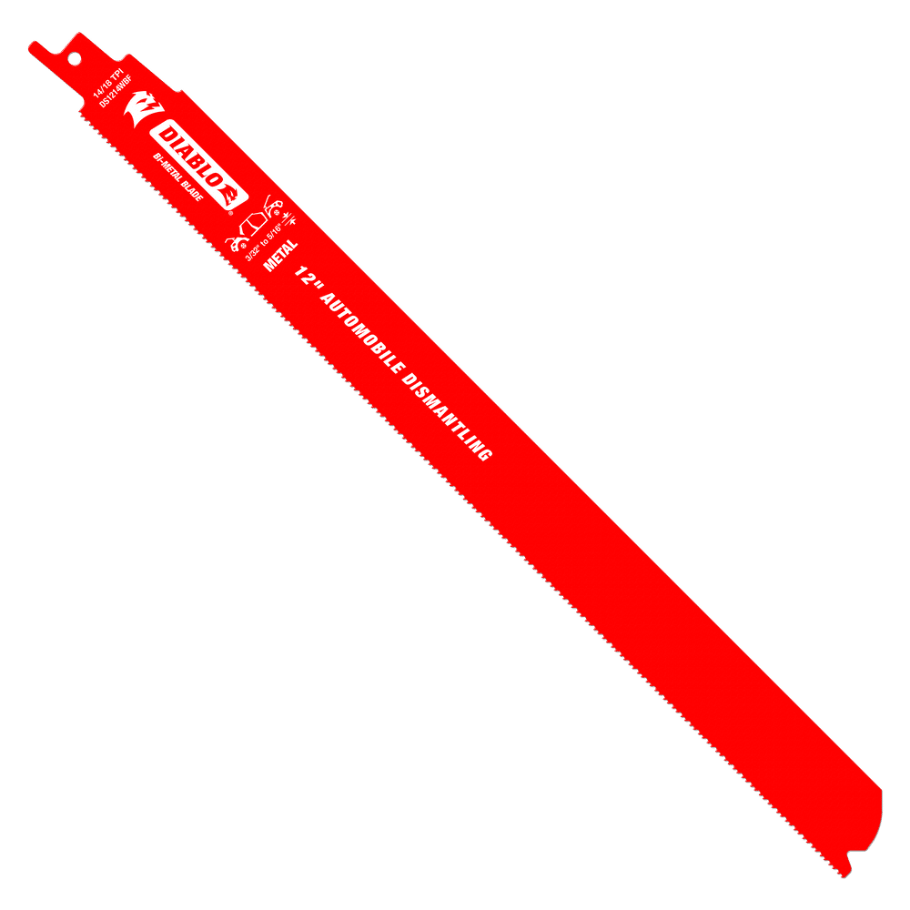 12 in. Bi-Metal Recip Blade for Auto Dismantling (Cuts Metals 1/16 in. to 5/16 in.) (25-Pack)