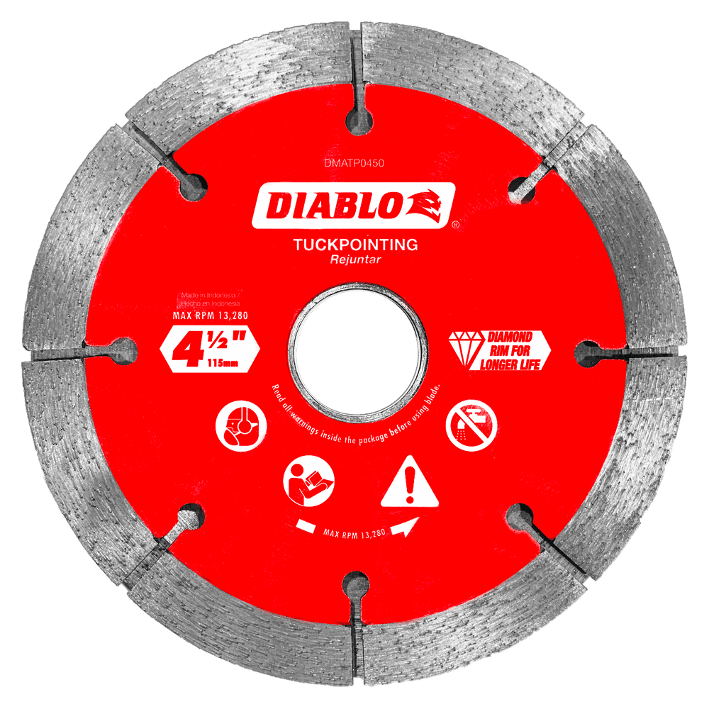 4-1/2 in. Diamond Tuck Point Blade for Masonry