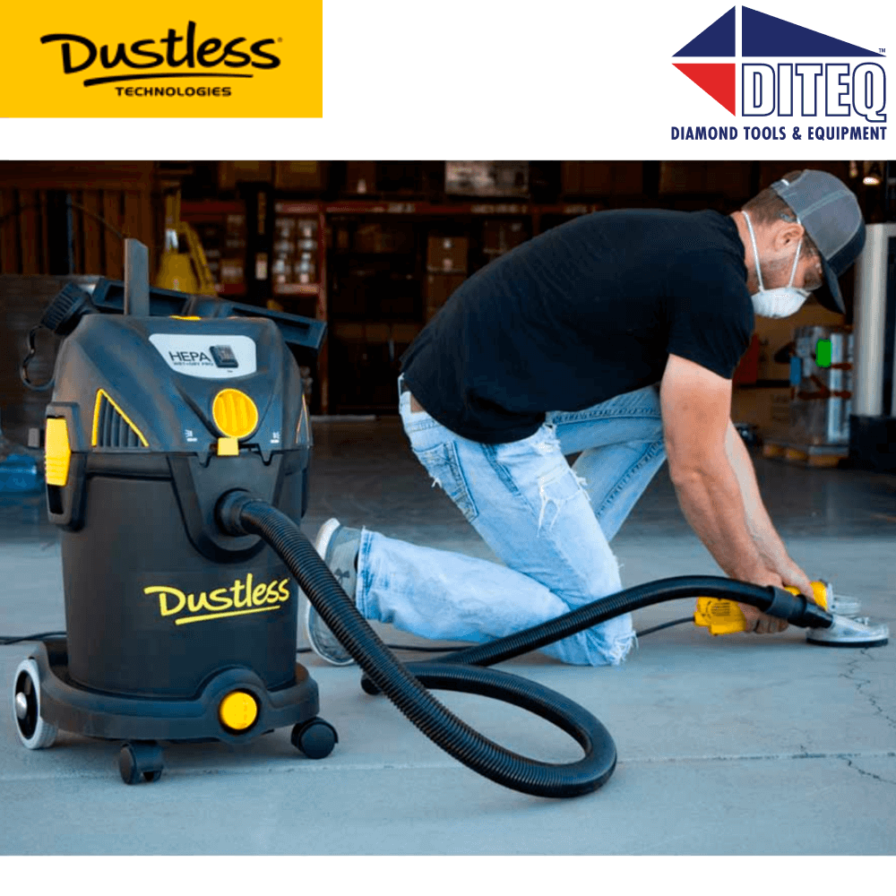 Dustless 8 Gal HEPA Wet+Dry Vacuum - Diamond Blade Supply