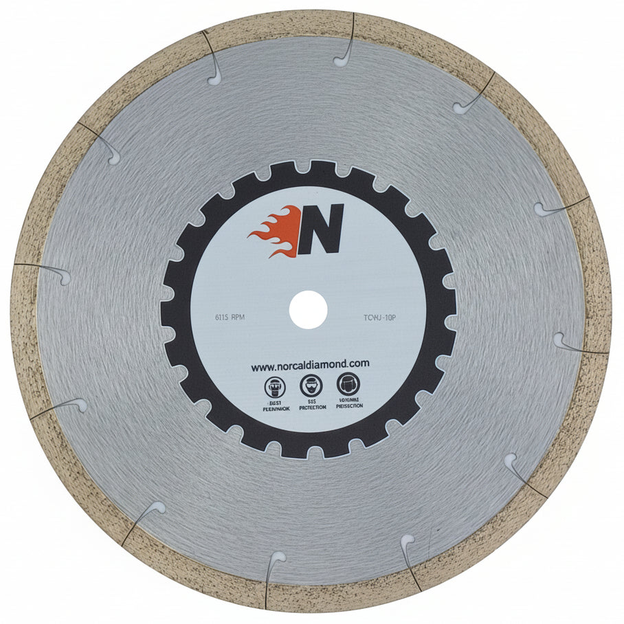 10" J-SLOT WET TILE BLADE