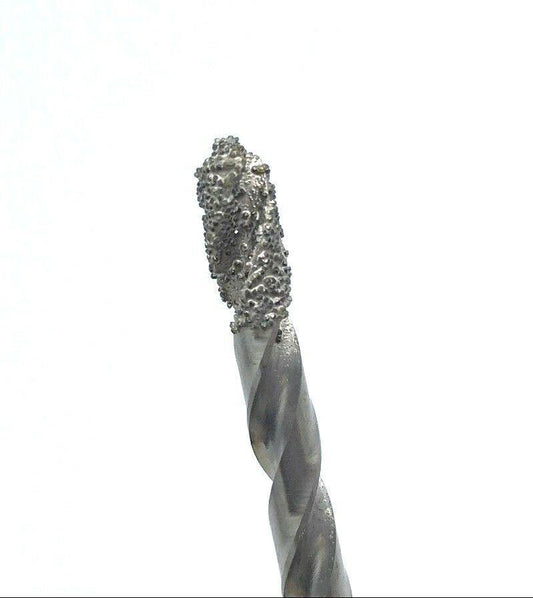VACUUM BRAZED TWIST DRILL-3/16" FOR STONE - Diamond Blade Supply