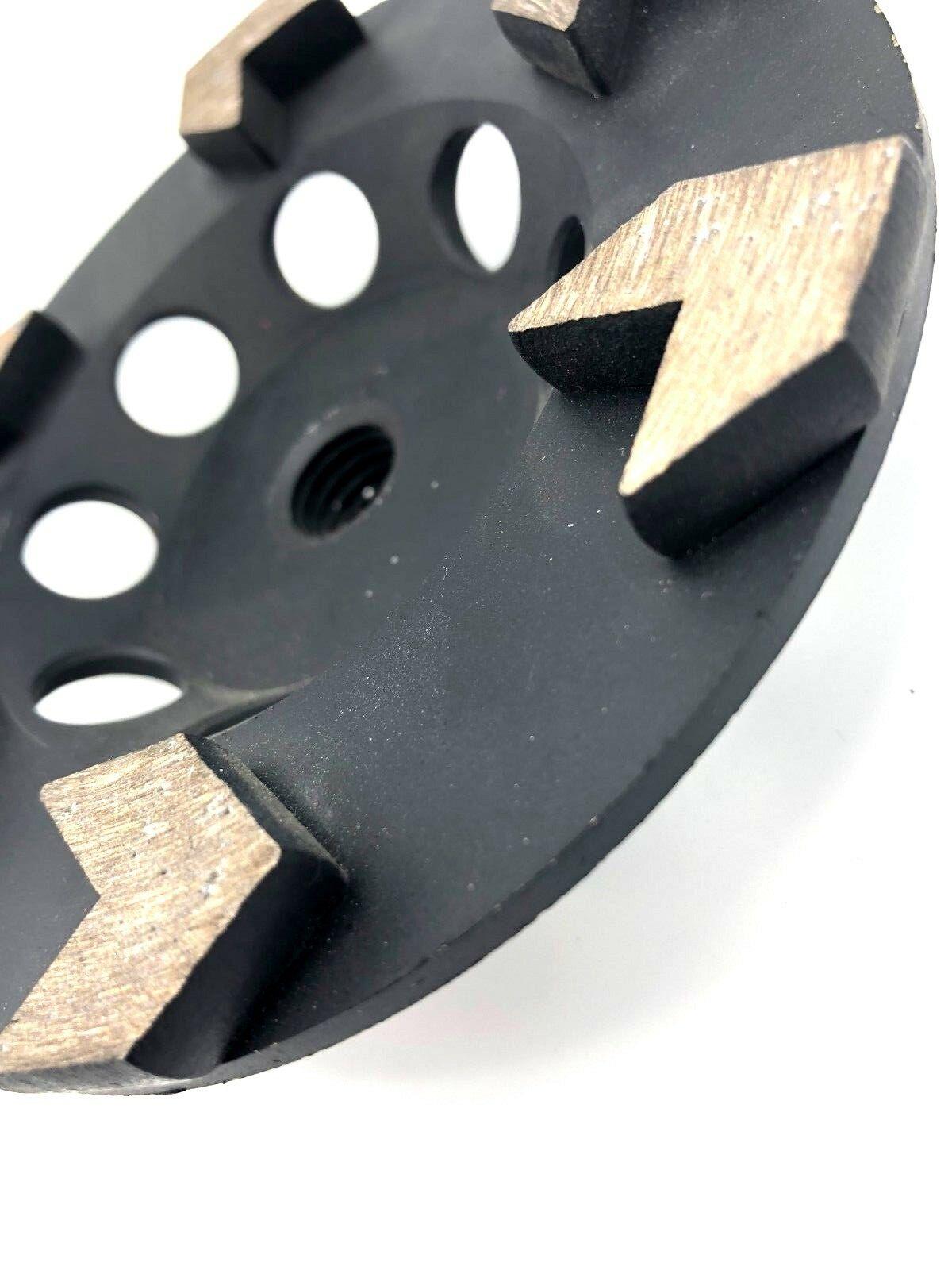5" X 5/8-11  ARROW DIAMOND CUP WHEEL THREADED - Diamond Blade Supply