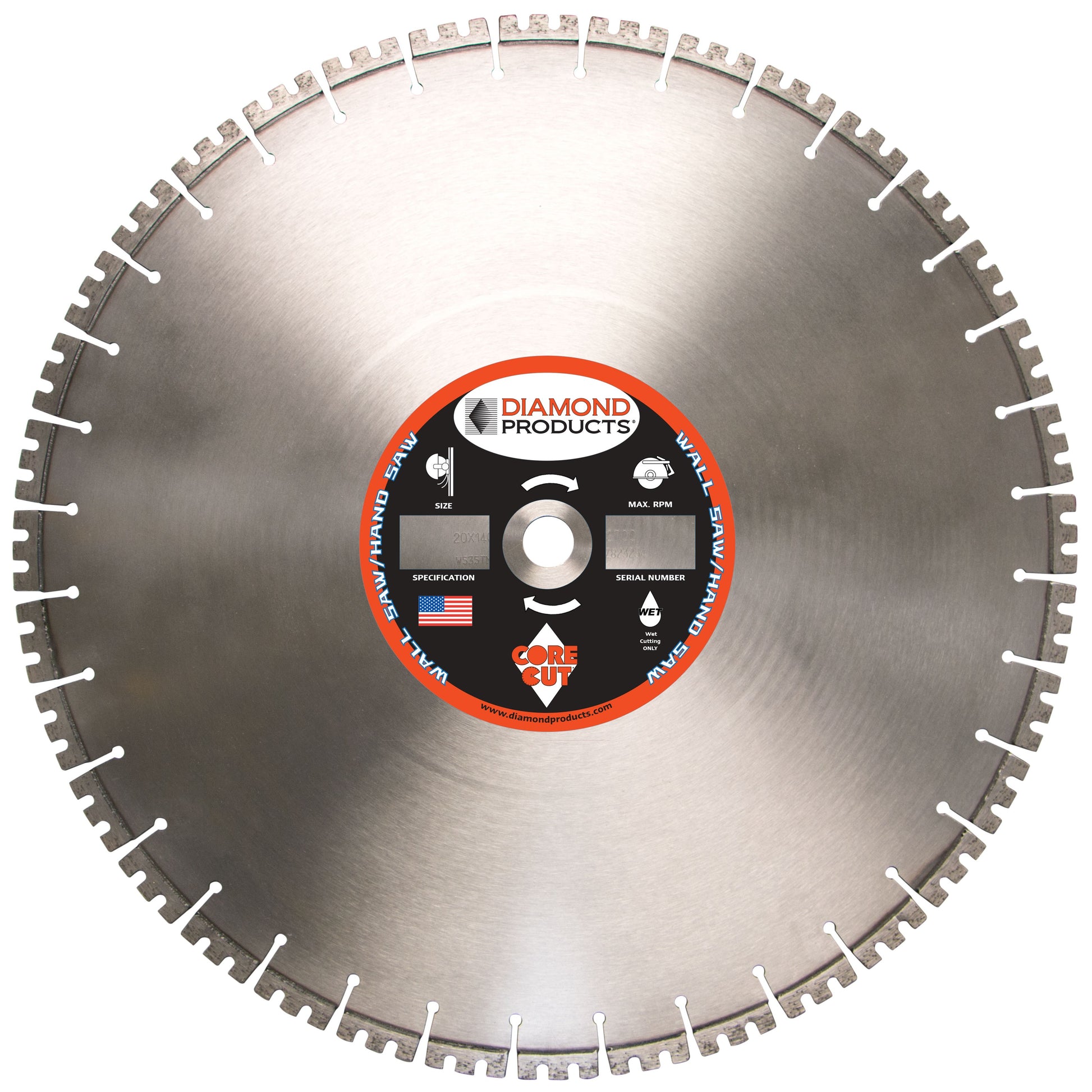 Super-Premium-Silver-Hydraulic-Hand-Saw-Blades,-20mm-Split-Segment
